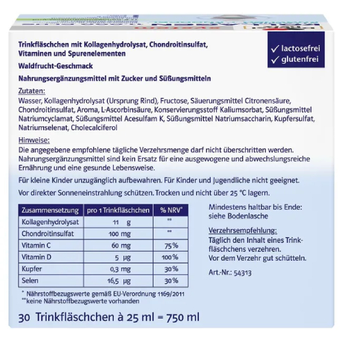 DOPPELHERZ Kollagen 11.000 Plus system Ampullen