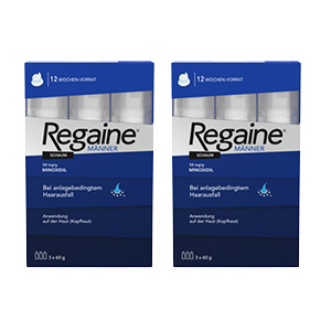 REGAINE® Männer Schaum mit Minoxidil Doppelpackung 