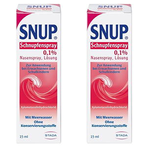 SNUP Schnupfenspray 0,1% Nasenspray Doppelpackung