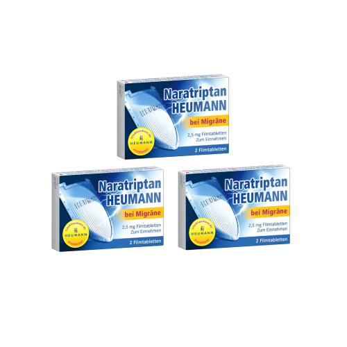 NARATRIPTAN Heumann bei Migräne 2,5 mg 