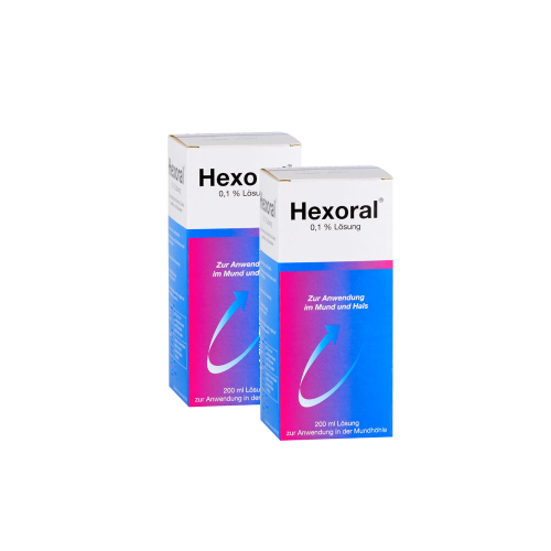 HEXORAL 0,1% Lösung Doppelpackung 