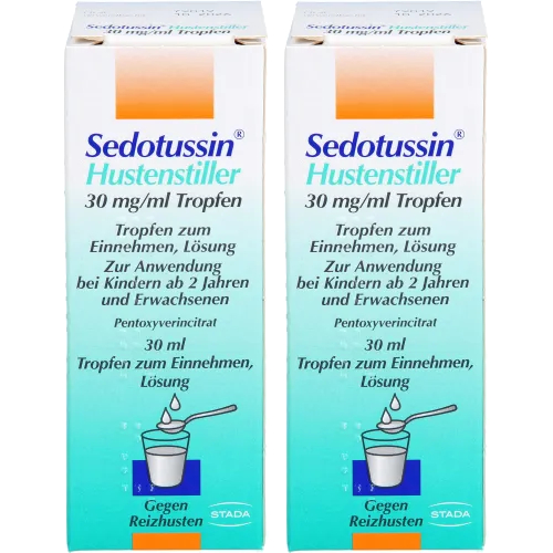 SEDOTUSSIN Hustenstiller Tropfen Doppelpackung 