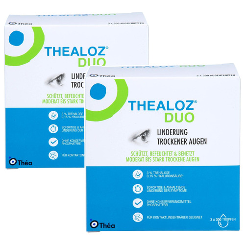 THEALOZ Duo Augentropfen Doppelpackung