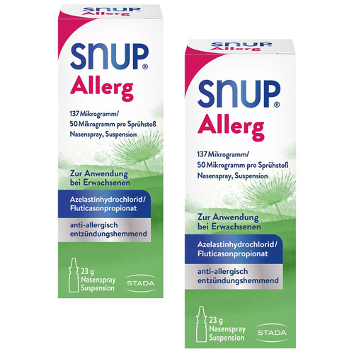 SNUP Allerg 137 μg/50 μg pro Sprühstoß Nasenspray Set