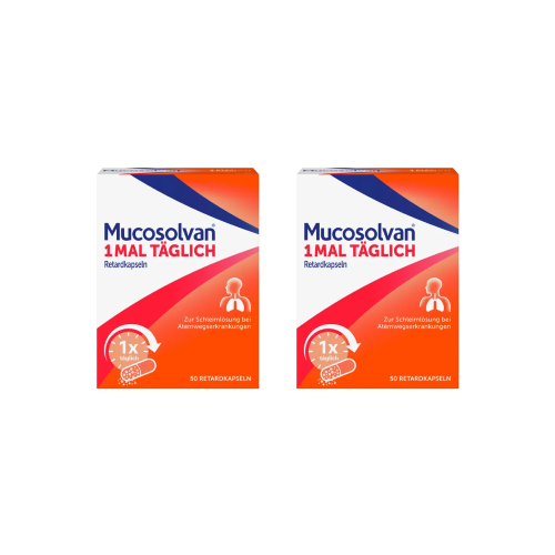 MUCOSOLVAN 1mal täglich Retardkapseln Doppelpackung 